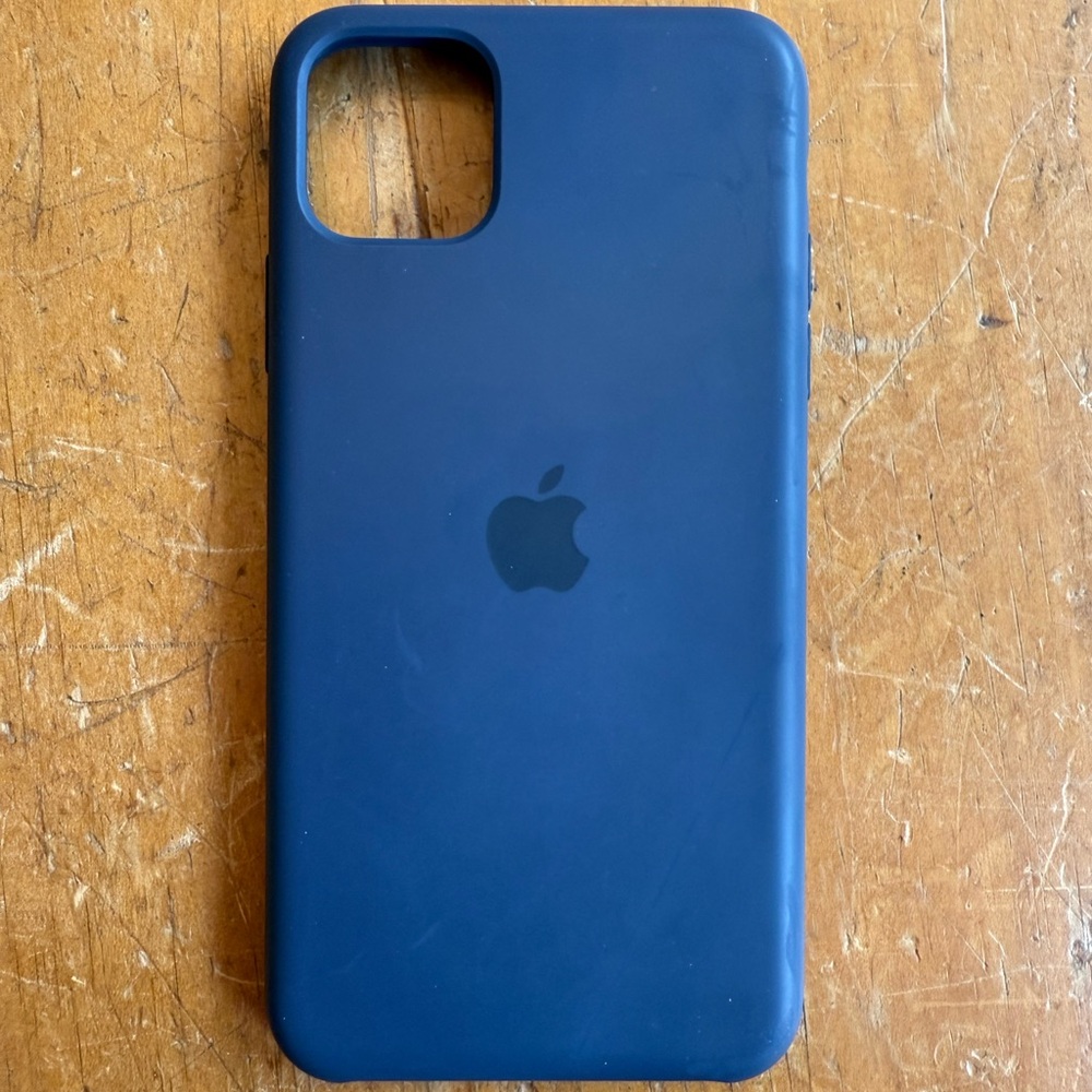 Apple iPhone 11 Pro Max Leather Case OEM - Blue